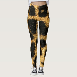 Tiger Colour Pattern Animal Lovers Leggings