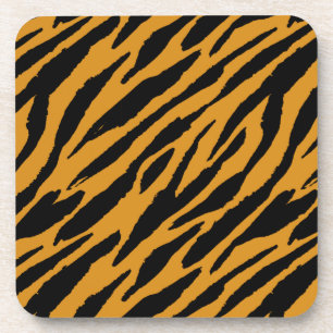 Tiger Colour Pattern Animals Lover         Coaster