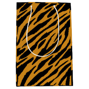 Tiger Colour Pattern Animals Lover      Medium Gift Bag