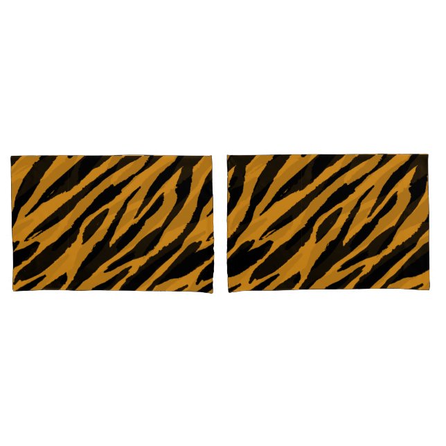 Tiger Colour Pattern Animals Lover    Pillowcase (Front-Set)