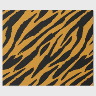 Tiger Colour Pattern Animals Lover Wrapping Paper