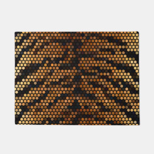 Tiger Colour Pattern Cute Doormat