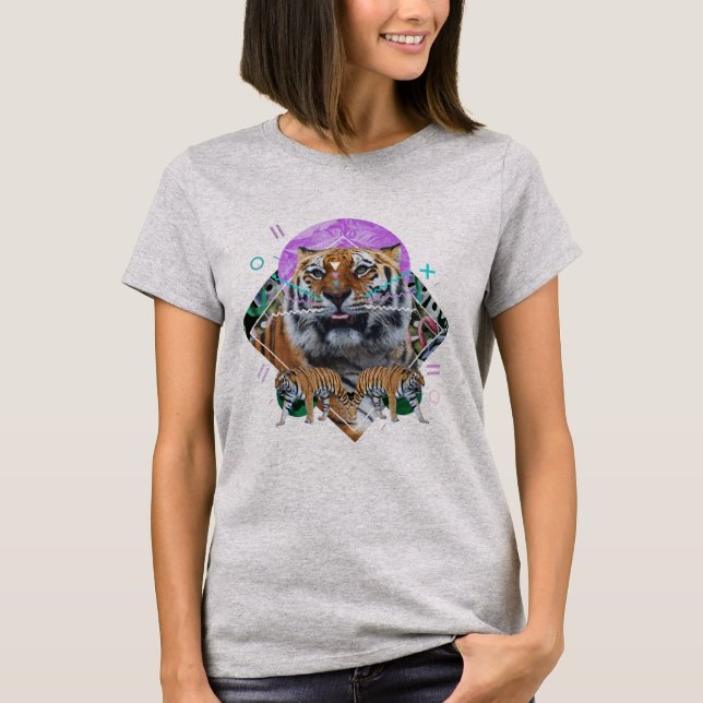Tiger Colourful T-Shirt (Front)