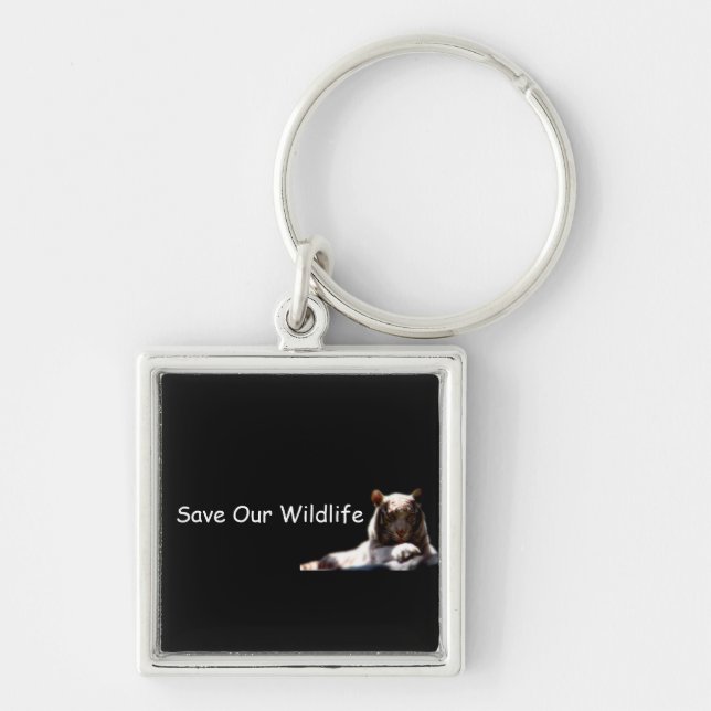 Tiger Conservation Keyring (Front)