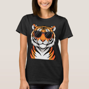 Tiger Costume For Men Women Boys Zoo Tiger Print T T-Shirt