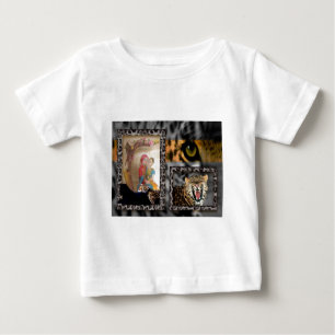 Tiger & Couple Art Print Baby T-Shirt