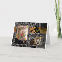 Tiger & Couple Art Print
