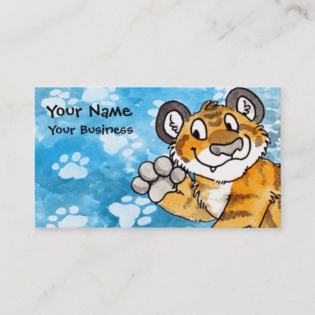 Tiger Cub Business Card (Front)