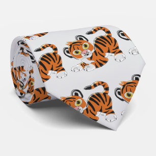 Tiger Cub Design Tie