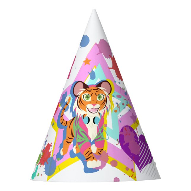 Tiger Cub Party Hat (Front)