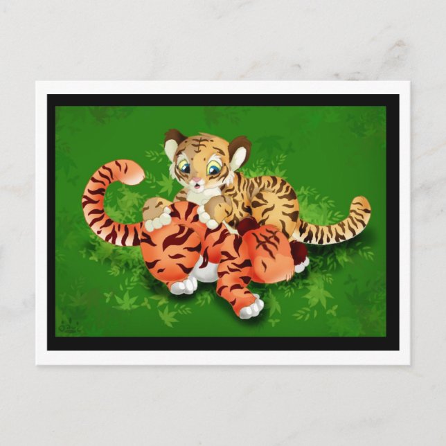 tiger cubs postcard (Front)