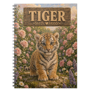 Tiger Cute Baby Storybook Nursery Animal Notebook