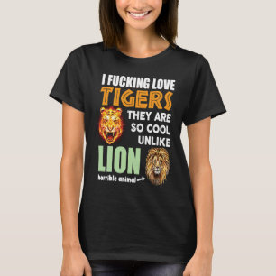 Tiger Dark Humor Sarcastic Weird  Oddly Specific C T-Shirt