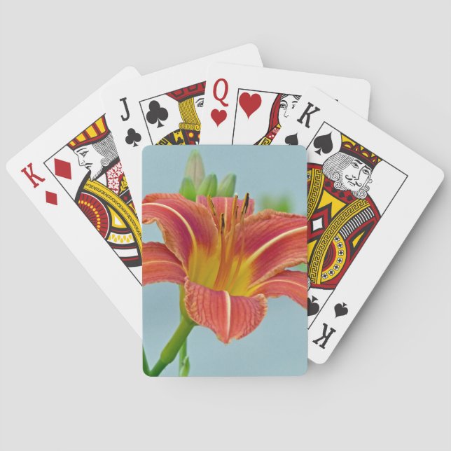 Tiger Daylily Playing Cards (Back)