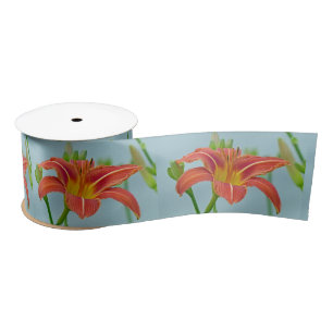 Tiger Daylily Satin Ribbon