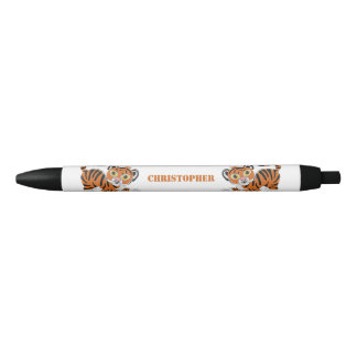 Tiger Design Black Ink Pen