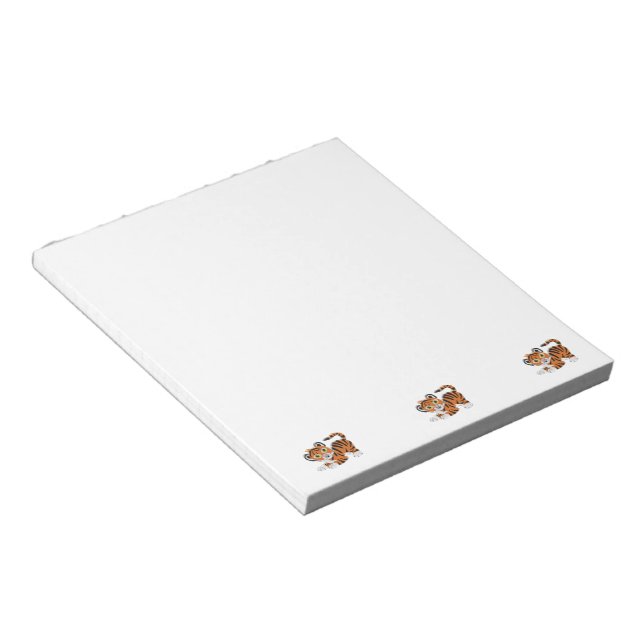 Tiger Design Notepad (Angled)