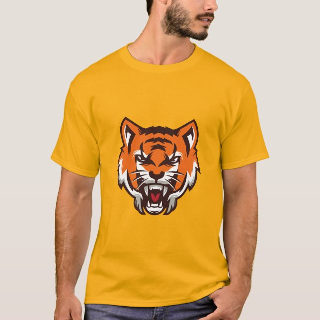 Tiger Design T-Shirt (Front)