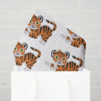 Tiger Design Tissue Paper
