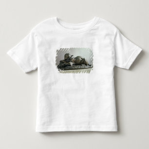 Tiger devouring an alligator, 1832 (bronze) toddler T-Shirt