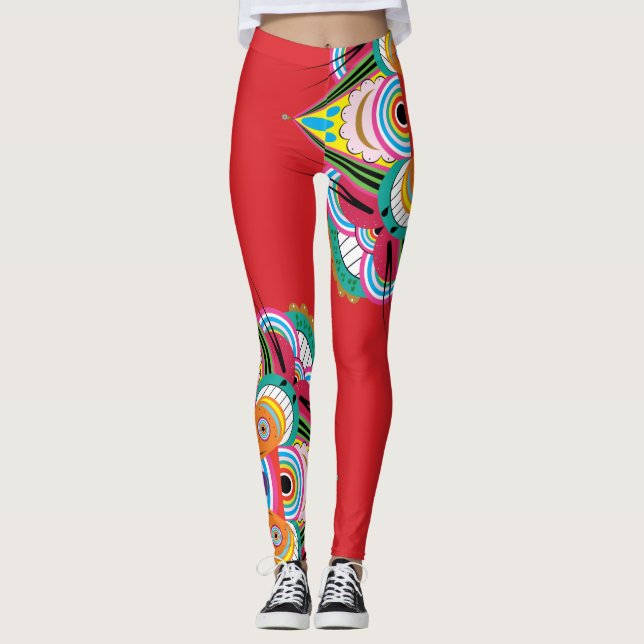 Tiger Dragon Mandala Leggings (Front)
