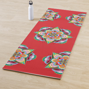 Tiger Dragon Mandala Yoga Mat