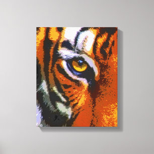 TIGER EYE CANVAS PRINT