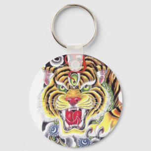 Tiger Eye Key Ring
