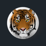 Tiger Eyes 6 Cm Round Badge<br><div class="desc">Tiger Eyes. Designs on house hold products,  stationary,  and much more products, </div>