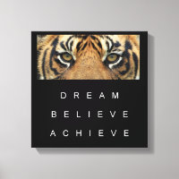tiger eyes achievement motivational quote