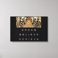 tiger eyes achievement motivational quote