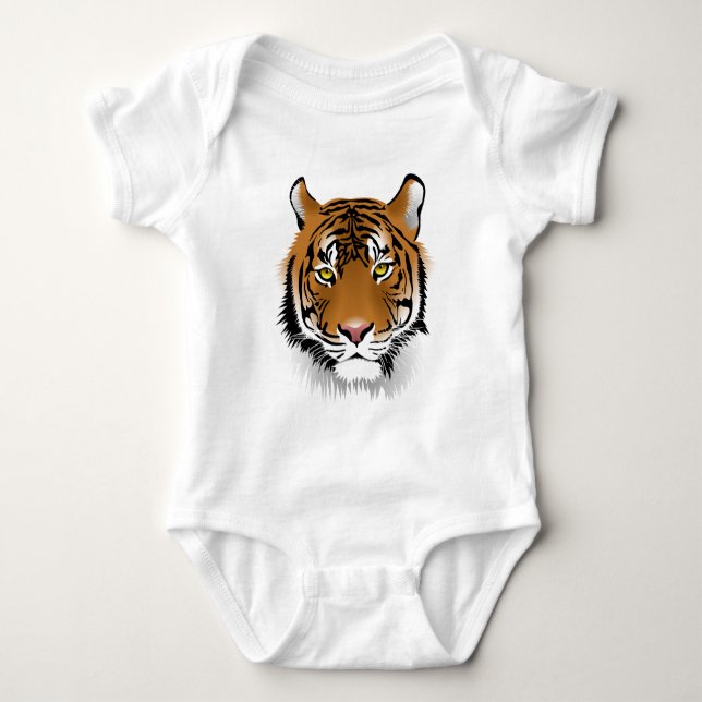 Tiger Eyes Baby Bodysuit (Front)