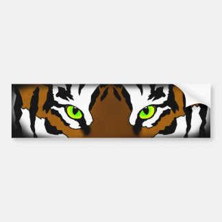 Tiger Eyes Bumper Sticker