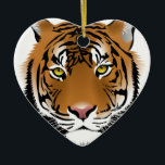 Tiger Eyes Ceramic Tree Decoration<br><div class="desc">Tiger Eyes. Designs on house hold products,  stationary,  and much more products, </div>