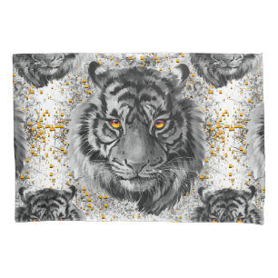 Tiger Eyes - Colourful Tiger Pillowcase