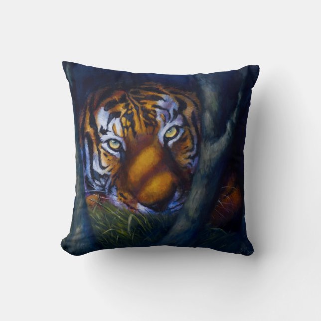 Tiger Eyes Cushion (Front)