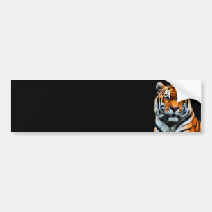 Tiger Eyes Inspirational Bumper Sticker