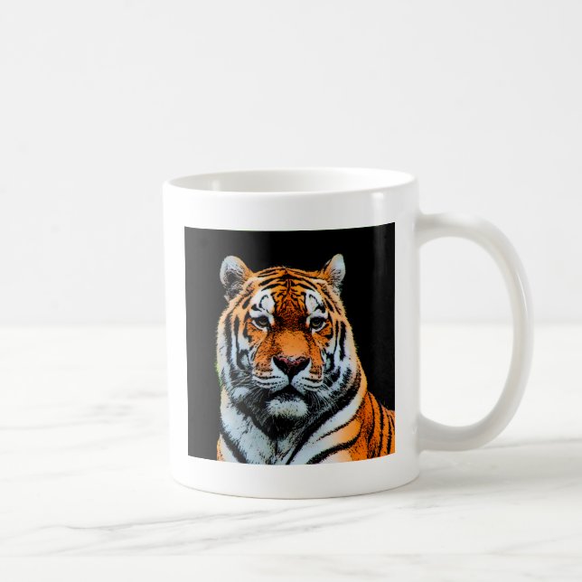 Tiger Eyes Inspirational Coffee Mug (Right)