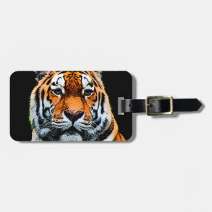 Tiger Eyes Inspirational Luggage Tag
