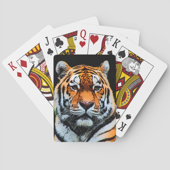 Tiger Eyes Inspirational Playing Cards (Back)
