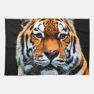 Tiger Eyes Inspirational Tea Towel