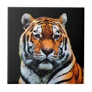 Tiger Eyes Inspirational Tile
