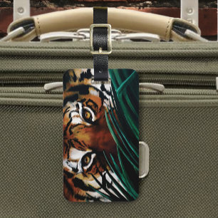 Tiger Eyes Luggage Tag