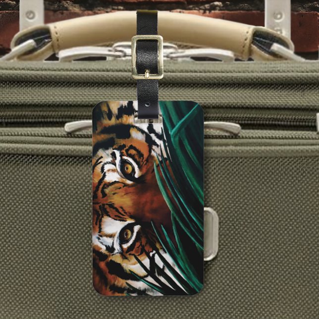 Tiger Eyes Luggage Tag (Creator Uploaded)