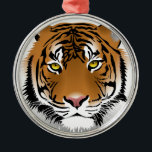 Tiger Eyes Metal Tree Decoration<br><div class="desc">Tiger Eyes. Designs on house hold products,  stationary,  and much more products, </div>