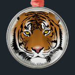Tiger Eyes Metal Tree Decoration<br><div class="desc">Tiger Eyes. Designs on house hold products,  stationary,  and much more products, </div>
