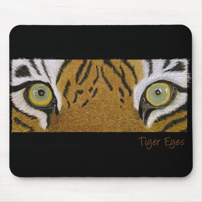 tiger eyes mouse mat (Front)