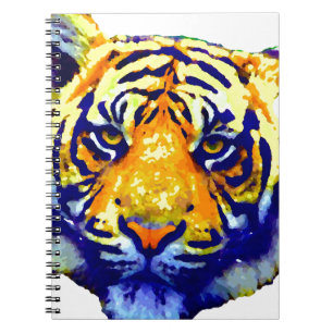 Tiger Eyes Pop Art Notebook