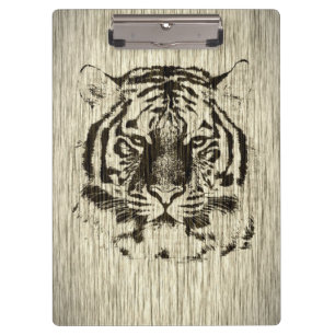 Tiger Face #2 Clipboard