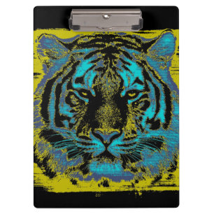 Tiger Face #7 Clipboard
